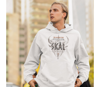 Skal - für Odin und Thor (DE auf hell) - Unisex Organic Hoodie