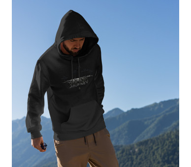 Viking Journey (EN auf dunkel) - Unisex Organic Hoodie