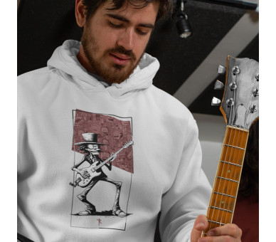 Der verrückte Gitarrist - Unisex Organic Hoodie