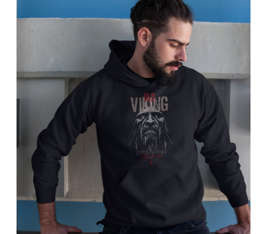 Old Viking (EN auf dunkel) - Unisex Organic Hoodie