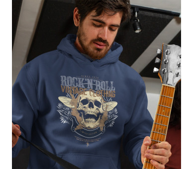 Rock´n´Roll - Vintage (EN) - Unisex Organic Hoodie