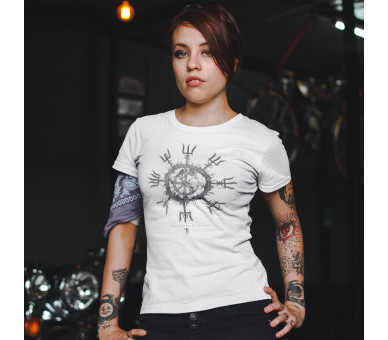 Vegvisir (auf hell) - Damen Premium Organic Shirt