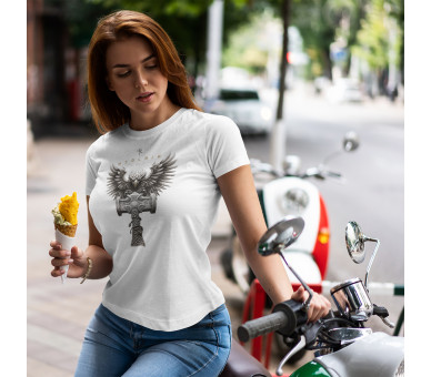 Mjölnir - vom Raben bewacht - Damen Premium Organic Shirt