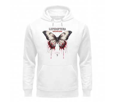 Lepidoptera sanguifluens - Blutschmetterling - Unisex Organic Hoodie