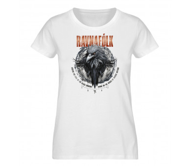 Ravnafólk (auf hell) - Damen Premium Organic Shirt