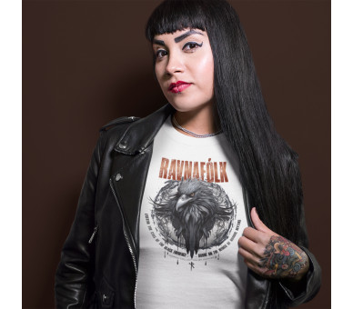 Ravnafólk (auf hell) - Damen Premium Organic Shirt