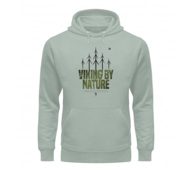 Viking by nature (auf hell) - Unisex Organic Hoodie