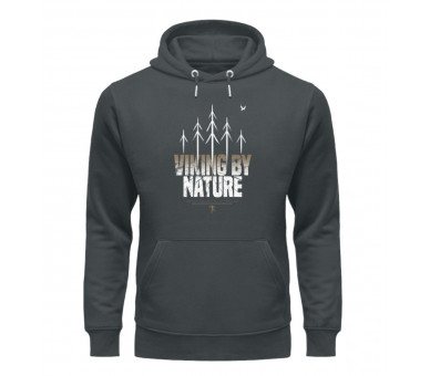 Viking by nature (auf dunkel) - Unisex Organic Hoodie