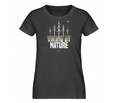 Viking by nature (auf dunkel) - Damen Premium Organic Shirt