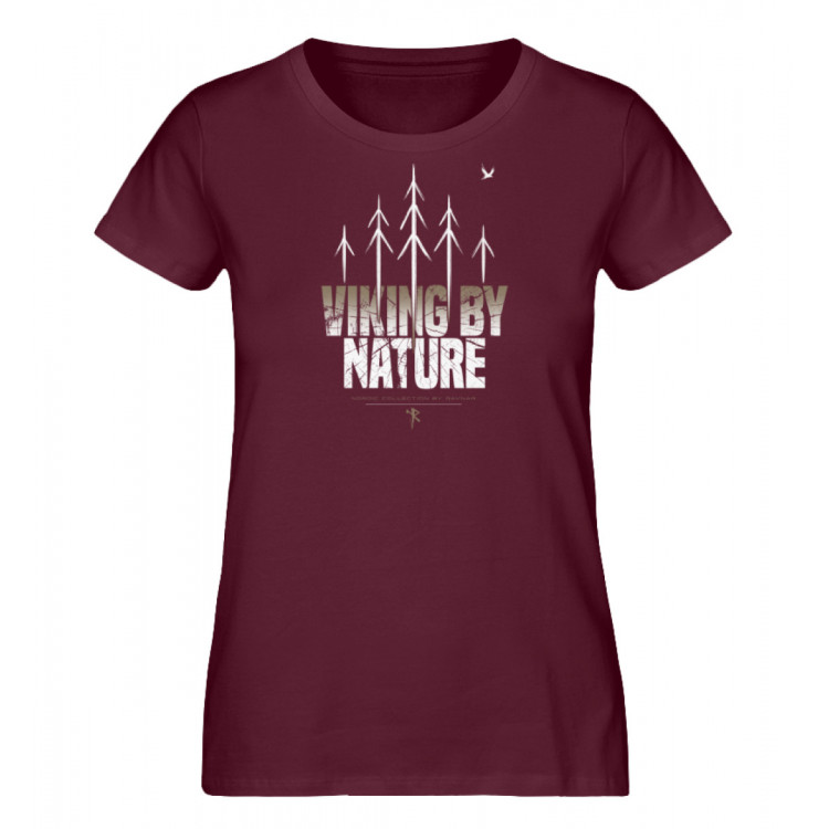 Viking by nature (auf dunkel) - Damen Premium Organic Shirt