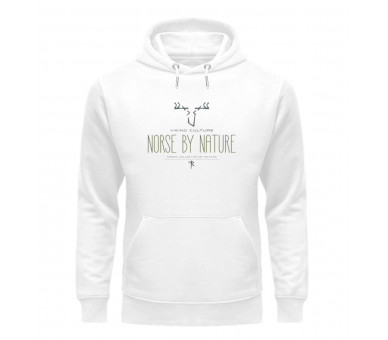 Viking culture - Norse by nature (auf hell) - Unisex Organic Hoodie