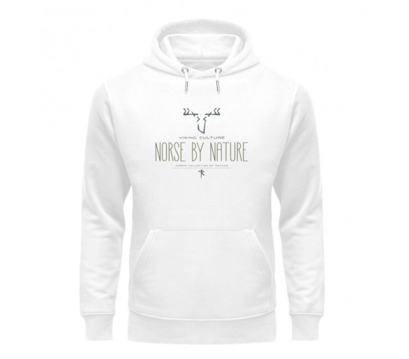 Viking culture - Norse by nature (auf hell) - Unisex Organic Hoodie