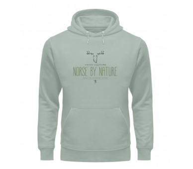 Viking culture - Norse by nature (auf hell) - Unisex Organic Hoodie