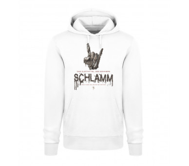 Schlamm - Das Gleitmittel des Sommers (auf hell) - Unisex Organic Hoodie