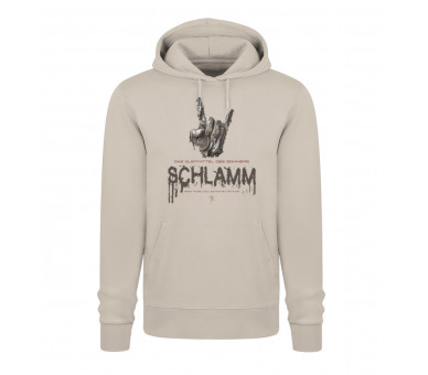 Schlamm - Das Gleitmittel des Sommers (auf hell) - Unisex Organic Hoodie