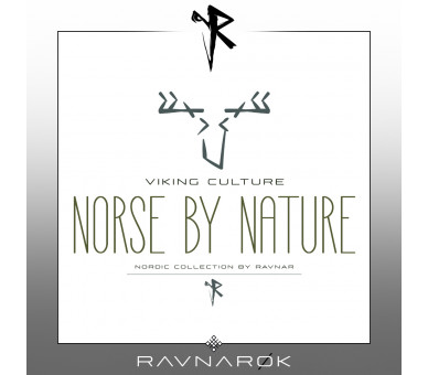 Viking culture - Norse by nature (auf hell) - Unisex Organic Hoodie