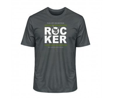 Rocker - fuck off conventions (auf dunkel) - Herren Premium Organic Shirt