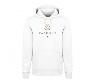 Valknut (auf hell) - Unisex Organic Hoodie