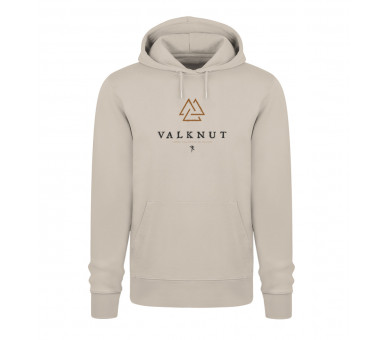 Valknut (auf hell) - Unisex Organic Hoodie