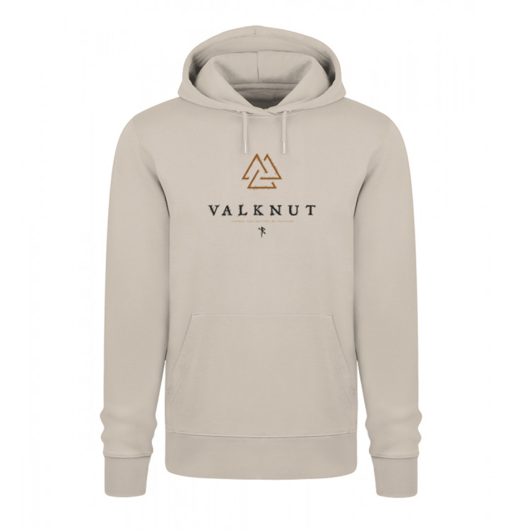 Valknut (auf hell) - Unisex Organic Hoodie