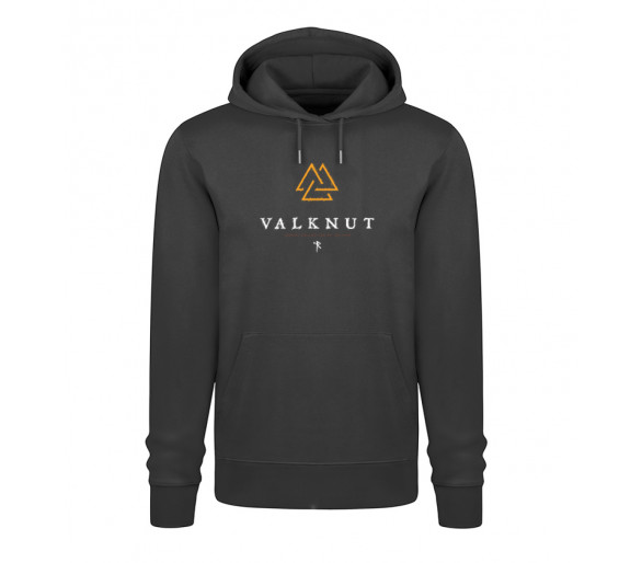 Valknut (auf dunkel) - Unisex Organic Hoodie