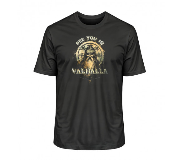See you in Valhalla - Shield - Herren Premium Organic Shirt 2.0 ST/ST