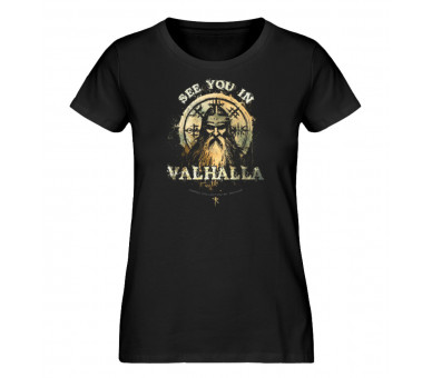 See you in Valhalla - Shield - Damen Premium Organic Shirt