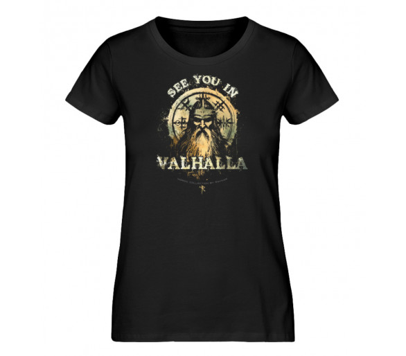 See you in Valhalla - Shield - Damen Premium Organic Shirt