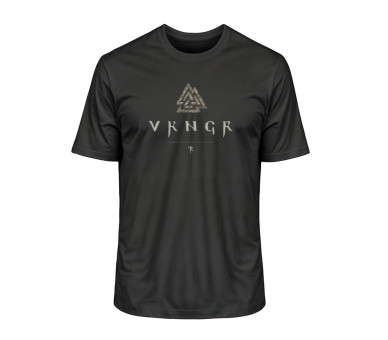 VKNGR - Valknut (auf schwarz) - Herren Premium Organic Shirt 2.0 ST/ST VKNGR - Valknut (auf schwarz) - Herren Premium Organic Shirt 2.0 ST/ST
