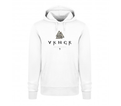 VKNGR - Valknut (auf hell) - Unisex Organic Hoodie 2.0 ST/ST