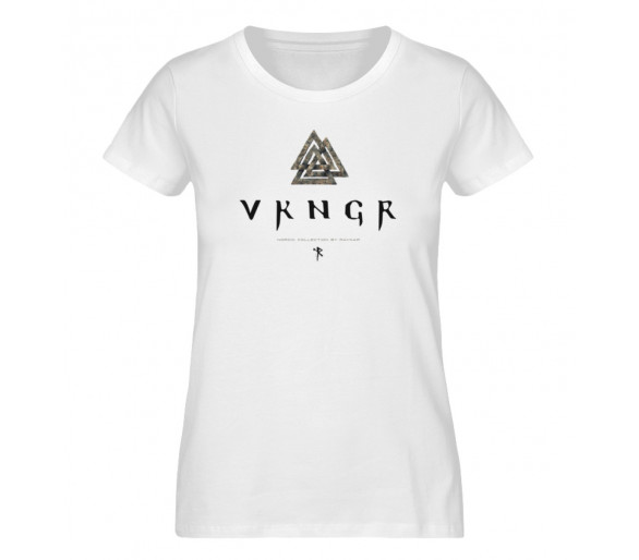 VKNGR - Valknut (auf hell) - Damen Premium Organic Shirt