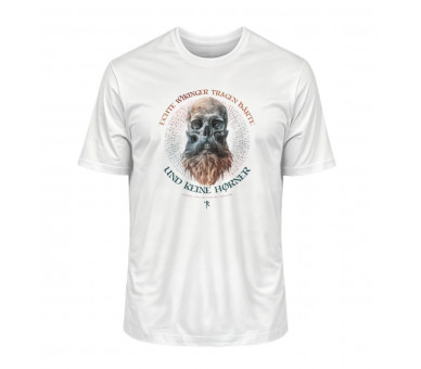 Echte Wikinger tragen Bärte (auf hell) - Herren Premium Organic Shirt 2.0 ST/ST