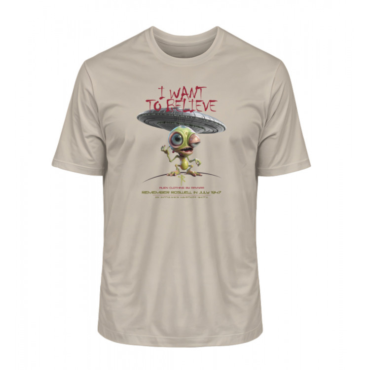 I want to believe (EN) - Herren Premium Organic Shirt 2.0 ST/ST