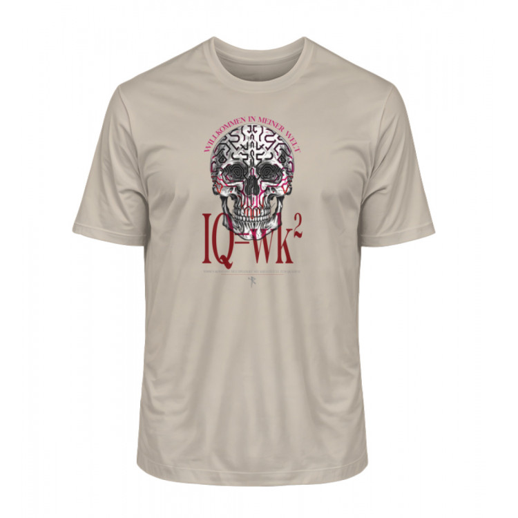 IQ - Willkommen in meiner Welt (DE) - Herren Premium Organic Shirt 2.0 ST/ST