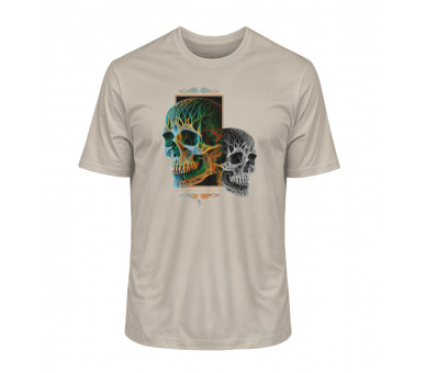 Zwei Schädel oder der böse Zwilling - Herren Premium Organic Shirt 2.0 ST/ST