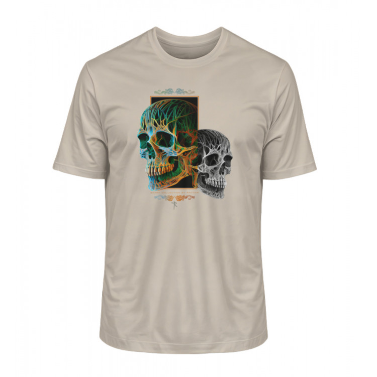 Zwei Schädel oder der böse Zwilling - Herren Premium Organic Shirt 2.0 ST/ST