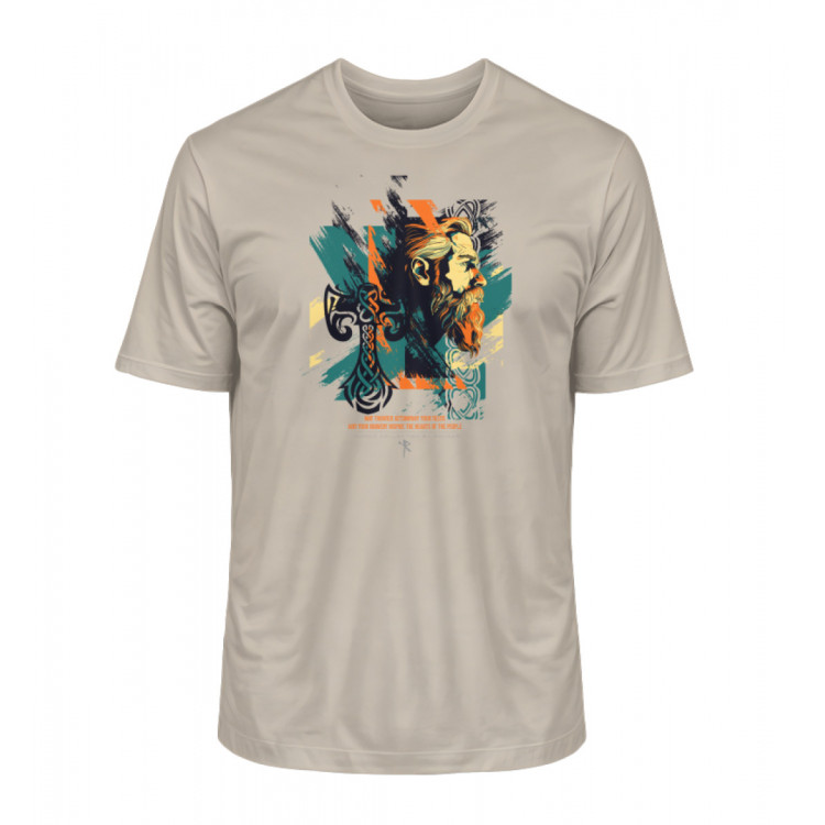 Thor und Hammer StreetArt (EN) - Herren Premium Organic Shirt 2.0 ST/ST