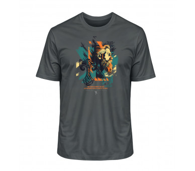 Thor und Hammer StreetArt (EN) - Herren Premium Organic Shirt 2.0 ST/ST