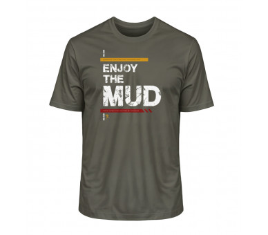 Enjoy the mud (auf dunkel) - Herren Premium Organic Shirt 2.0 ST/ST
