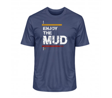 Enjoy the mud (auf dunkel) - Herren Premium Organic Shirt 2.0 ST/ST
