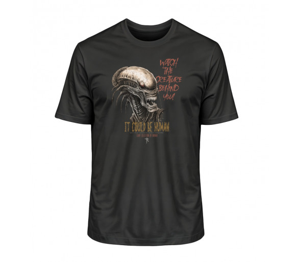 Watch the creature behind you (EN) - Herren Premium Organic Shirt 2.0 ST/ST