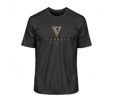 V - Valhalla (EN - auf dunkel) - Herren Premium Organic Shirt 2.0 ST/ST