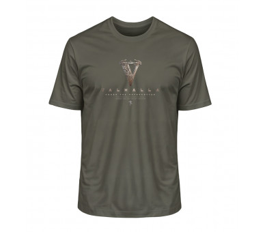 V - Valhalla (EN - auf dunkel) - Herren Premium Organic Shirt 2.0 ST/ST