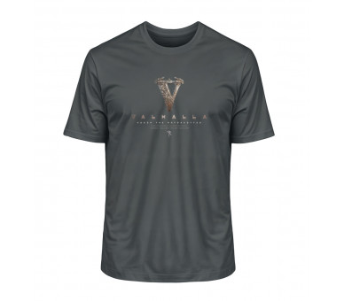 V - Valhalla (EN - auf dunkel) - Herren Premium Organic Shirt 2.0 ST/ST