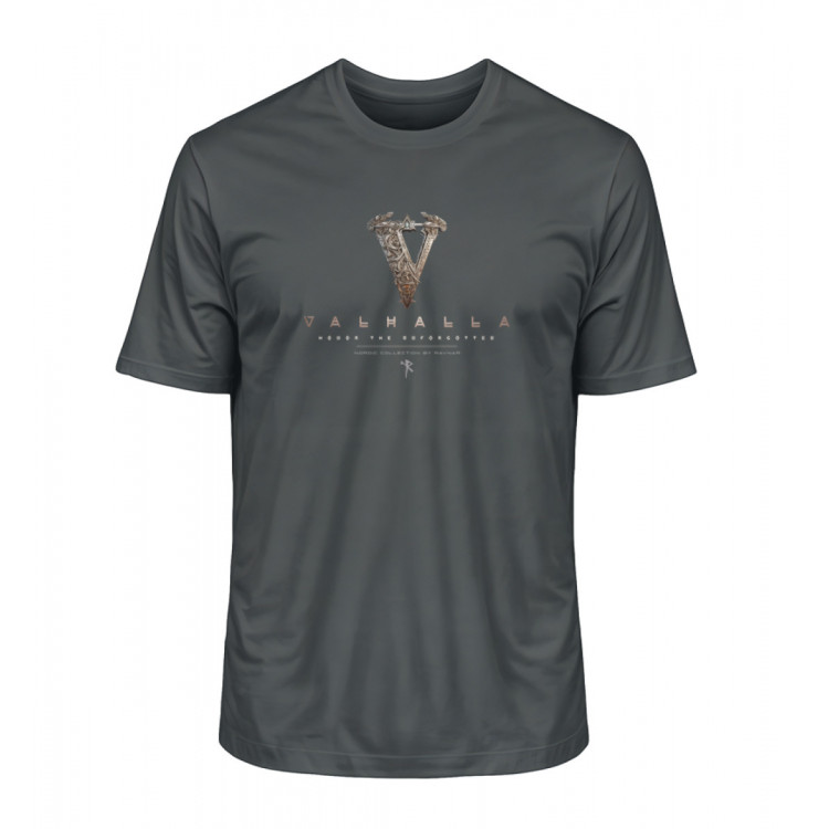 V - Valhalla (EN - auf dunkel) - Herren Premium Organic Shirt 2.0 ST/ST
