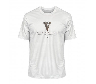 V - Valhalla (EN - auf hell) - Herren Premium Organic Shirt 2.0 ST/ST