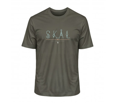Skal - lasst uns trinken (auf dunkel) - Herren Premium Organic Shirt 2.0 ST/ST