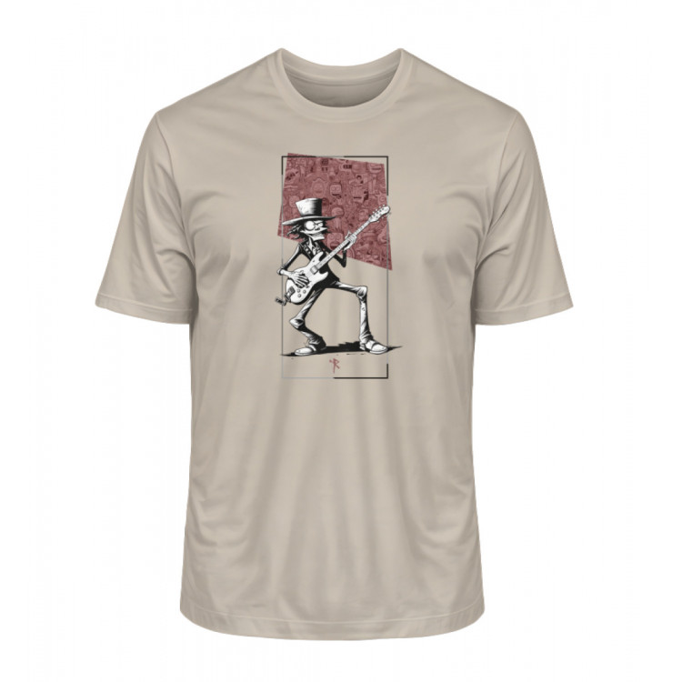 Der verrückte Gitarrist - Herren Premium Organic Shirt 2.0 ST/ST Der verrückte Gitarrist - Herren Premium Organic Shirt 2.0 ST/ST