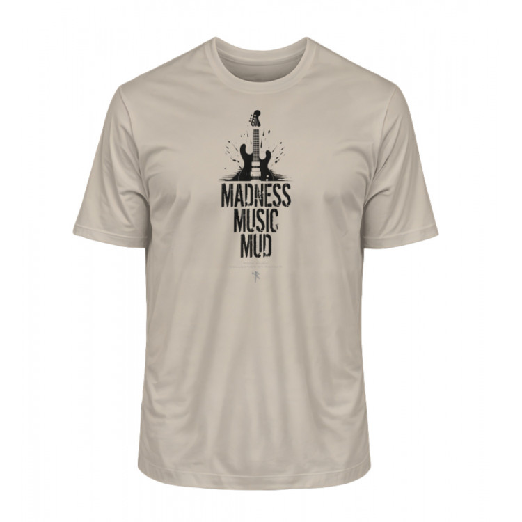 Madness, music, mud (auf hell) - Herren Premium Organic Shirt 2.0 ST/ST
