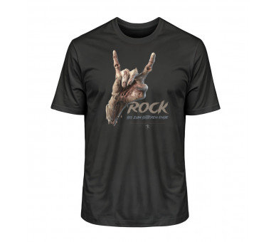 Rock - bis zum bitteren Ende (auf dunkel) - Herren Premium Organic Shirt 2.0 ST/ST